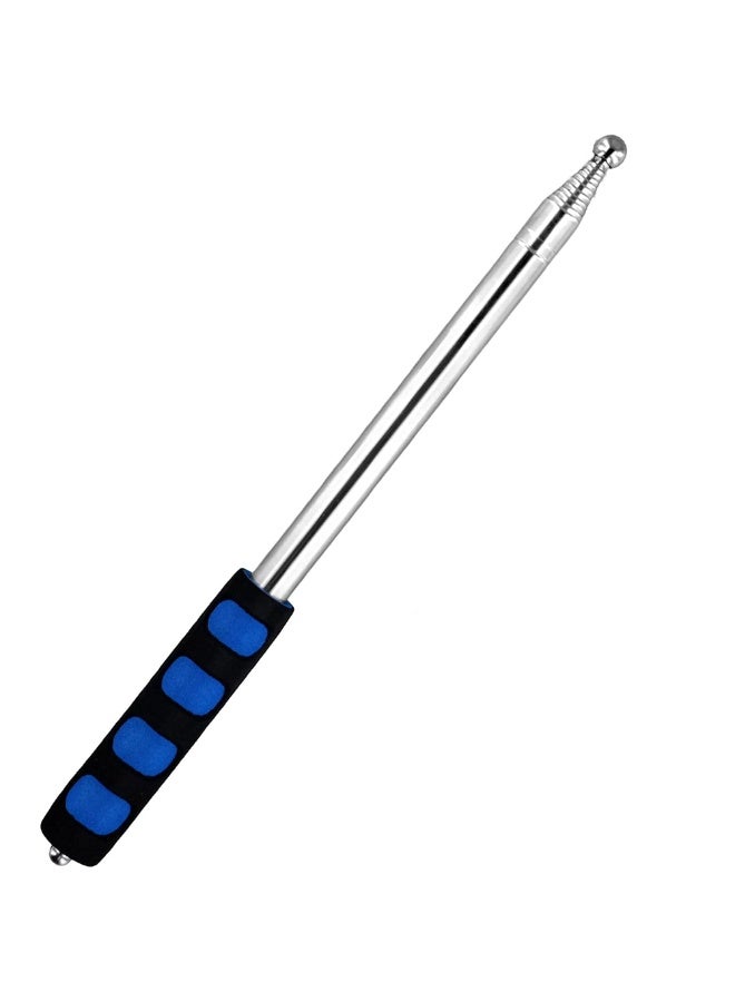FDTY 115cm/45.3in Hollowing Drum Hammer Sound Detection Folding Stick, Thickened Telescopic Rod for House Decoration Inspection (Blue) - Image 1
